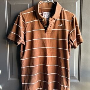 Hollister Green vintage polo short sleeve collared S shirt